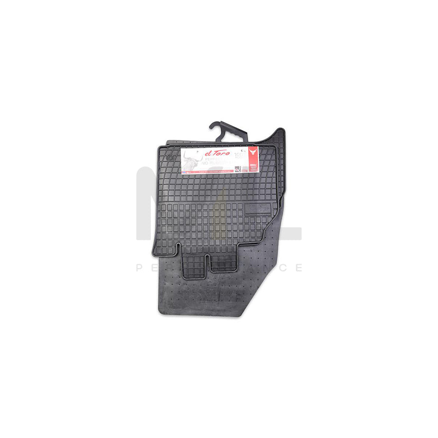 FROGUM Tailored 0754 Floor mat set Elastomer, Front and Rear, Quantity: 5, Black, (LHD)