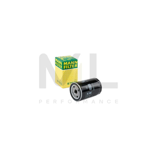 MANN-FILTER W 719/22 Oil Filter Spin-on Filter, with two anti-return valves