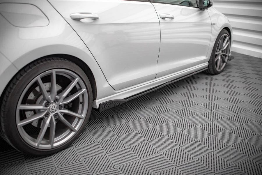 Maxton Design Volkswagen Golf R MK7 Side Skirts Diffusers V.2