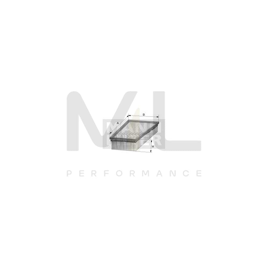 MANN-FILTER C 2433/1 Air Filter Filter Insert