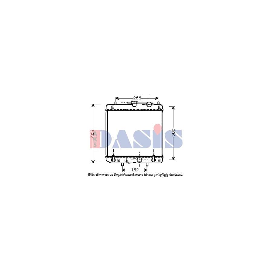 AKS Dasis 360017N Engine Radiator