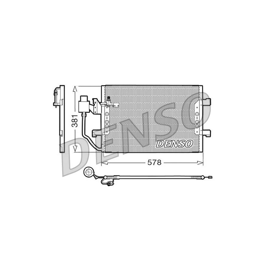 DENSO DCN17001 Air Conditioning Condenser