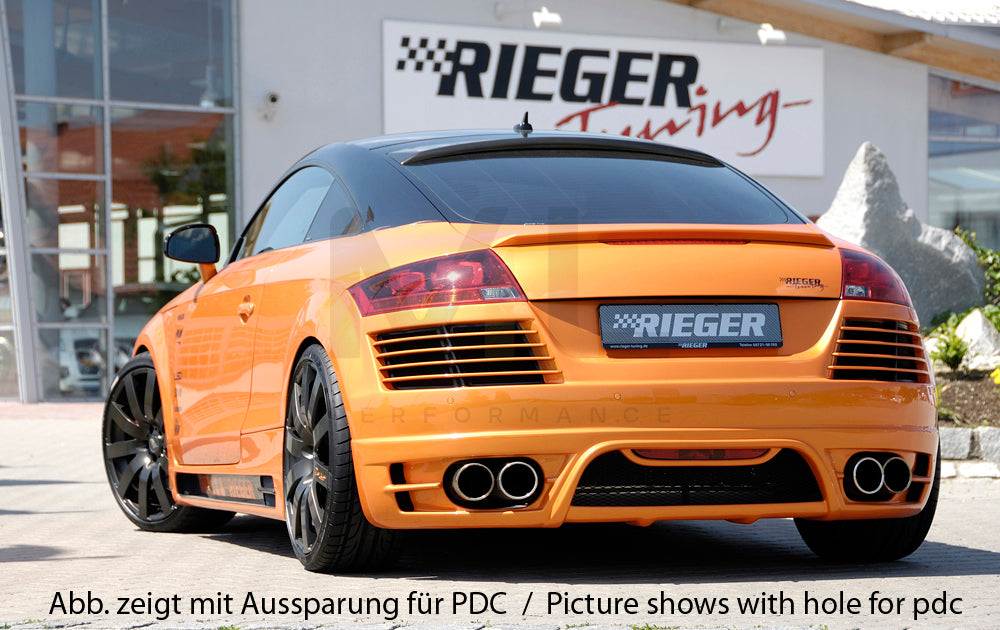 Rieger 00055157 Audi 8J TT Rear Bumper 3 | ML Performance UK Car Parts
