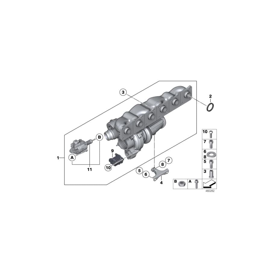 Genuine BMW 11658419010 Turbo Charger LEAD-SEALED (Inc. M235i Racing) | ML Performance UK Car Parts