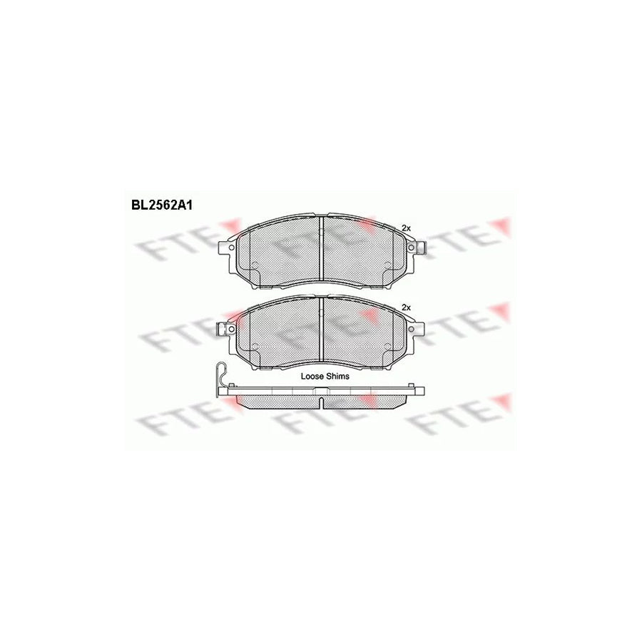 FTE 9010813 Brake Pad Set