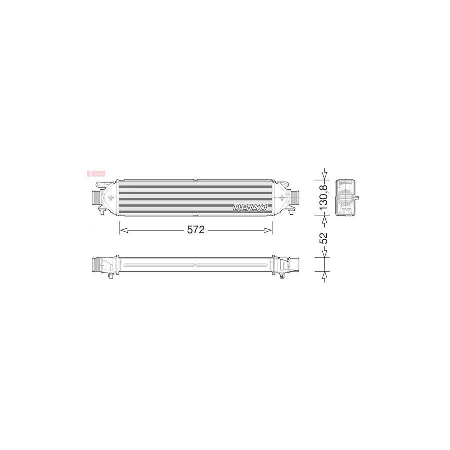 DENSO DIT01008 Intercooler for Alfa Romeo Giulietta Hatchback (940)