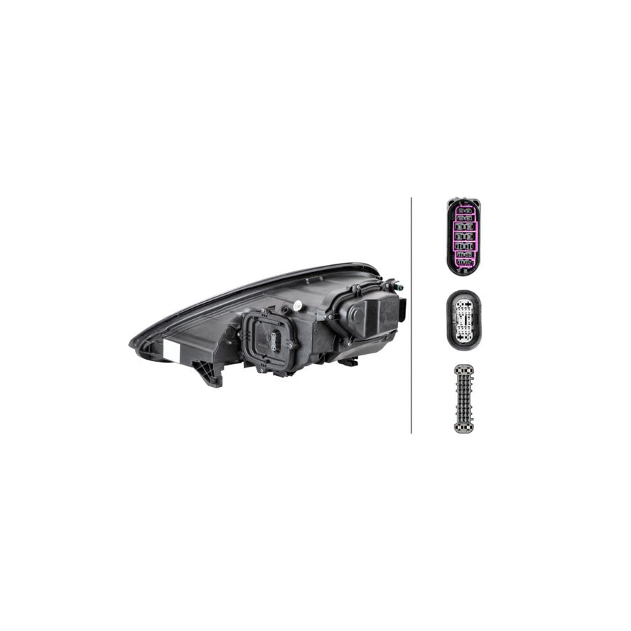 Hella 1EX 011 099-161 Headlight For Porsche Panamera (970)