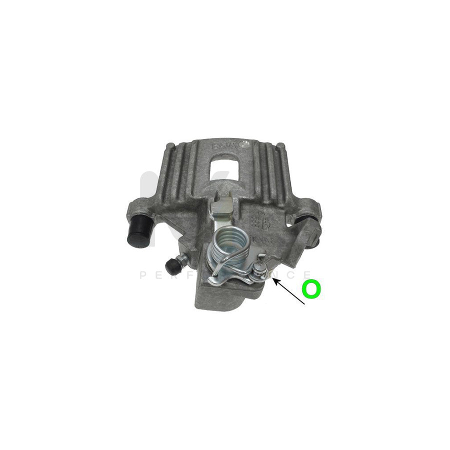 HELLA 8AC 355 380-901 Brake Caliper without holder