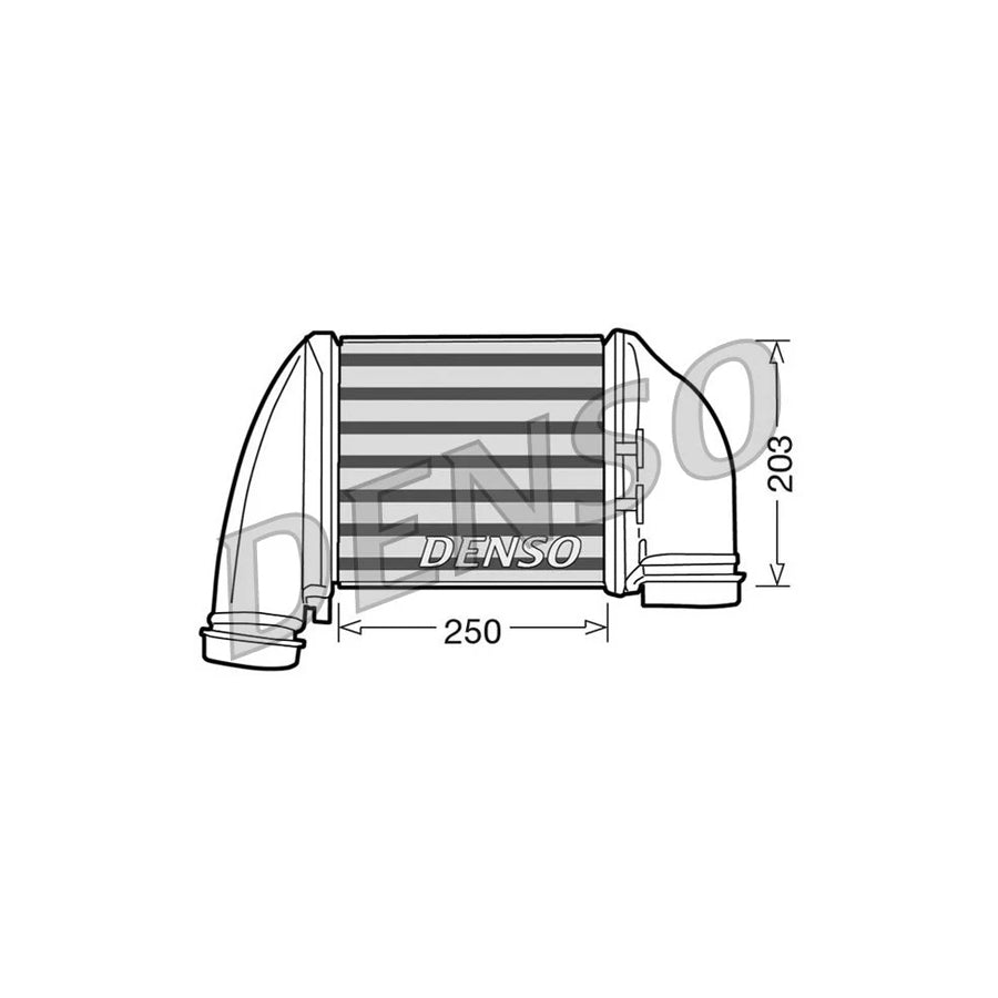 DENSO DIT02010 Intercooler for Audi A6