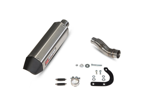 Scorpion RHA178SEO Honda X-ADV 750 Serket Parallel Slip-On - Brushed Stainless Steel Sleeve | ML Performance US US