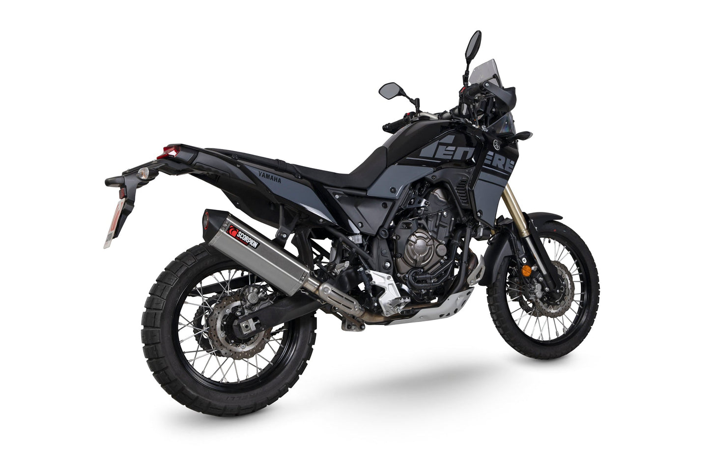 Scorpion RYA122SEO Yamaha Tenere 700 Serket Parallel Slip-On - Stainless Steel Sleeve | ML Performance US US