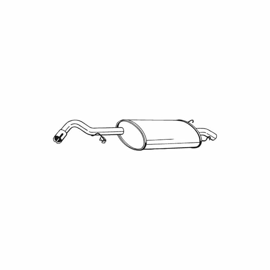 Bosal 278-859 Rear Silencer for Ford Escort Mk6 Estate (Gal, Anl)