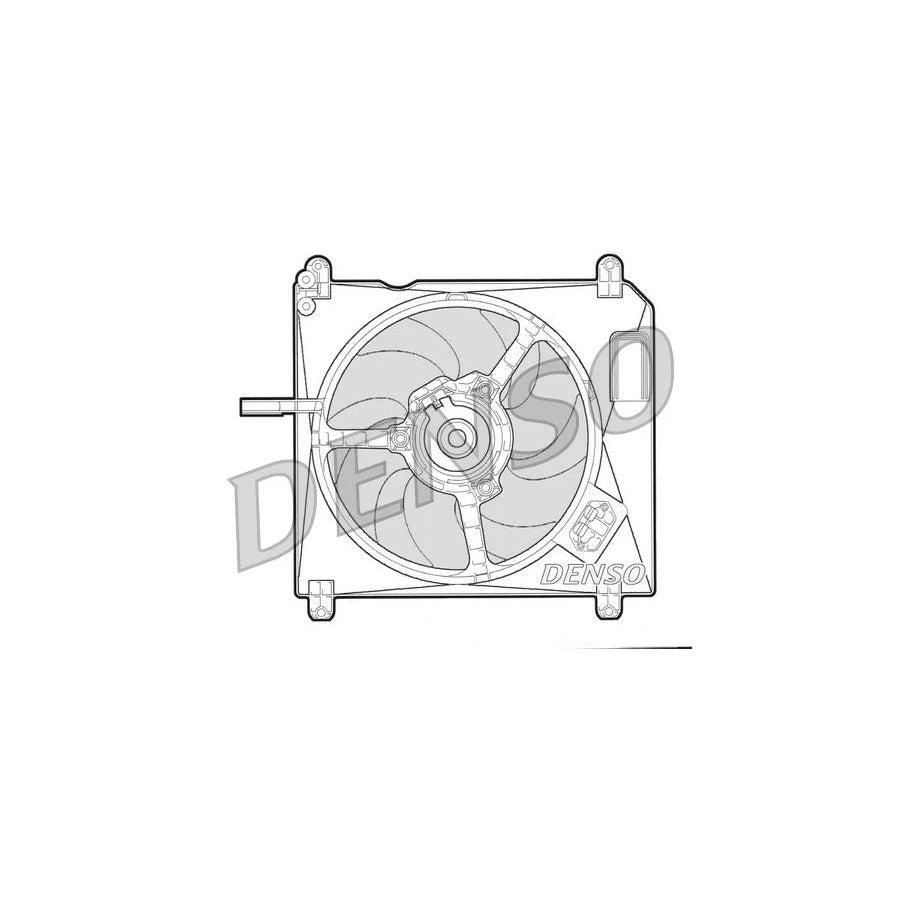 DENSO DER09002 Fan, Radiator for Fiat Brava