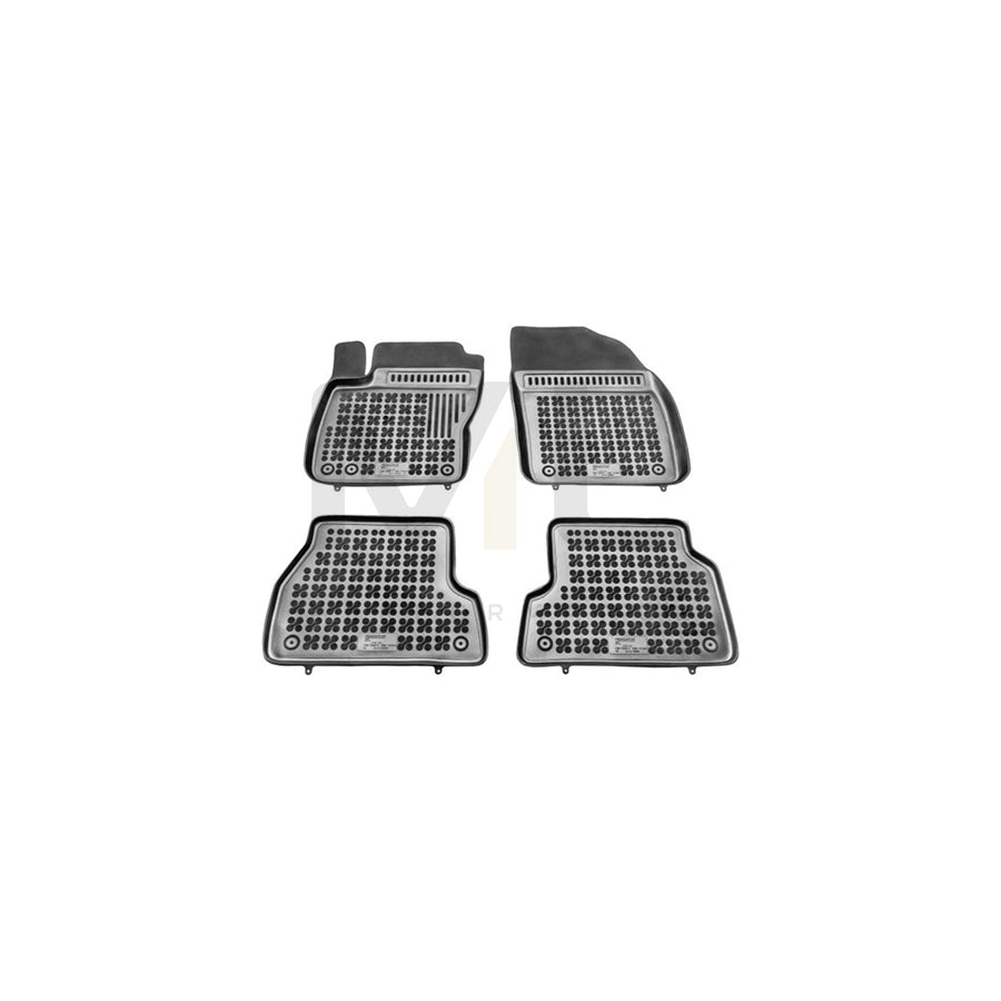 REZAW PLAST Tailored 200604 Floor mat set for FORD FOCUS Elastomer, Front and Rear, Quantity: 4, Black