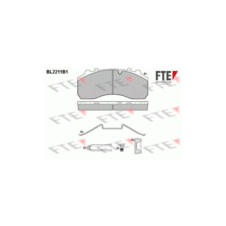 FTE Bl2211B1 Brake Pad Set