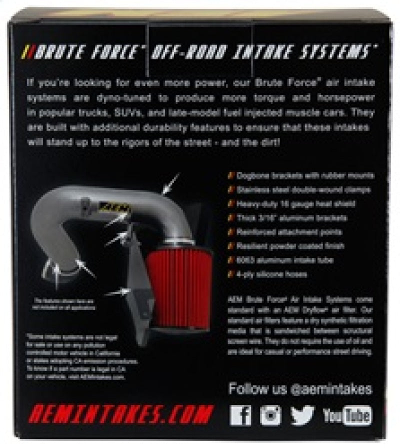 AEM Induction AEM 3 in x 5 in Dryflow Air Filter