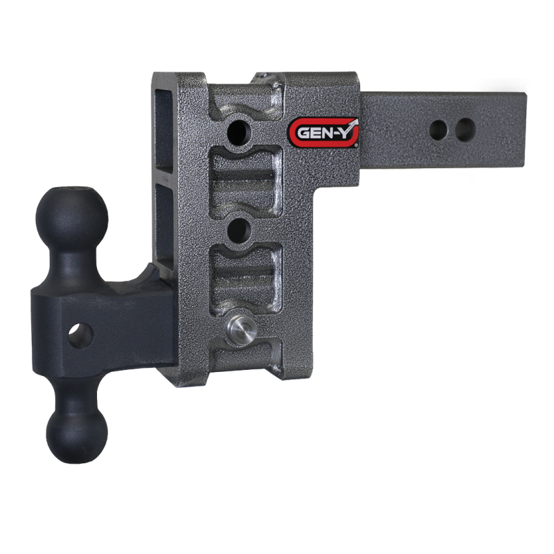 GEN-Y Hitch Gen-Y Mega Duty 2.5in Shank 6in Drop 3.5K TW 32K Hitch w/GH-0161 Dual-Ball