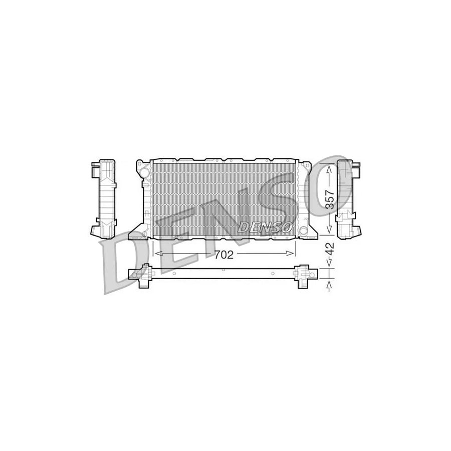 DENSO DRM10099 Engine Radiator for Ford Transit