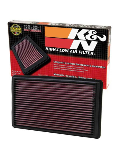 K&N Engineering K&N 02-07 WRX/STi Drop In Air Filter 11in O/S Length / 6.563in O/S Width / 1.063in Height