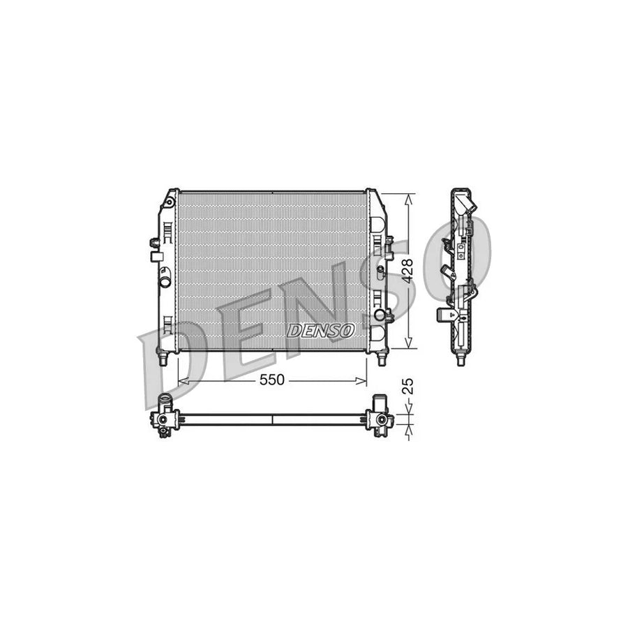 DENSO DRM44008 Engine Radiator for Mazda MX-5 III (Nc)