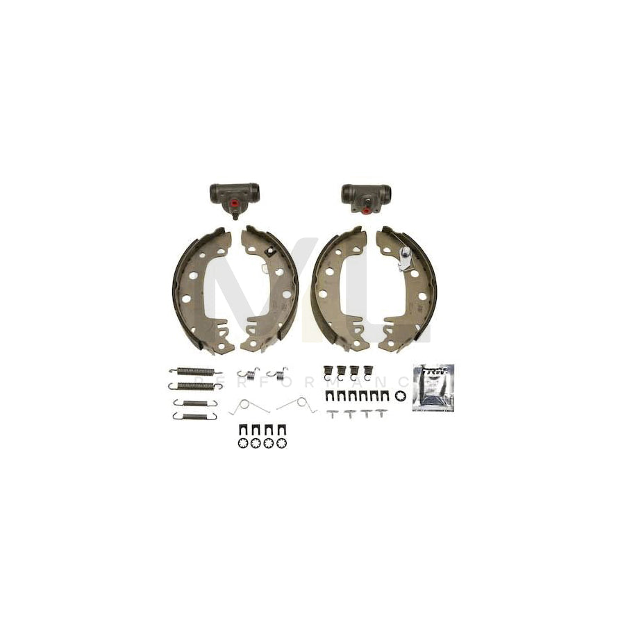 TRW Brake Kit BK1003 Brake Shoe Set with wheel brake cylinder | ML Performance Car Parts