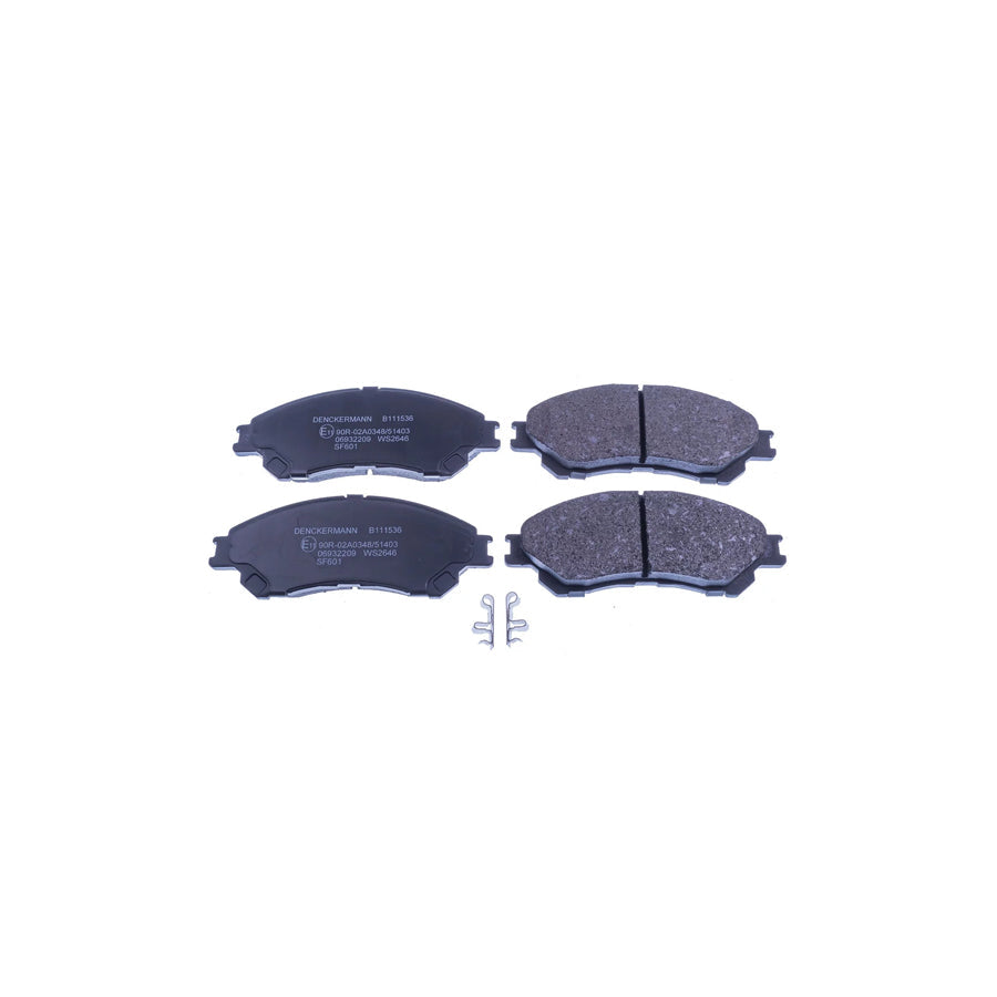 Denckermann B111536 Brake Pad Set