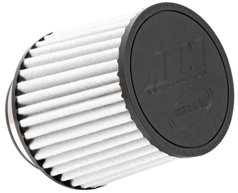 AEM Induction AEM Dryflow Conical Air Filter 6in Base OD x 3.5in Flange ID x 5.25in Height
