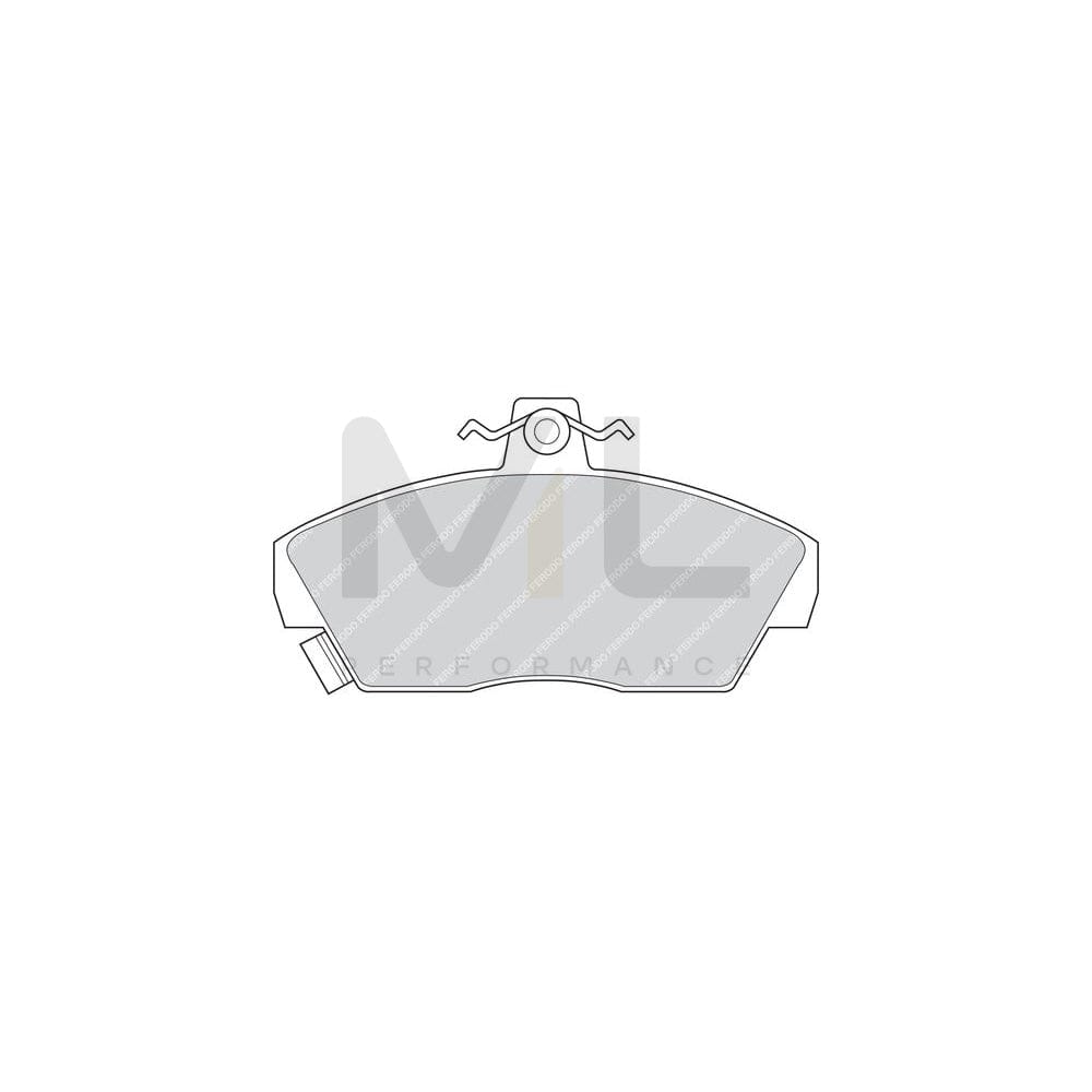 Ferodo Sl Fsl742 Brake Pad Set Incl. Wear Warning Contact | ML Performance Car Parts