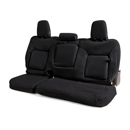 Covercraft 19-24 Chevrolet Silverado Leatherette PrecisionFit Custom Second Row Seat Covers - Black