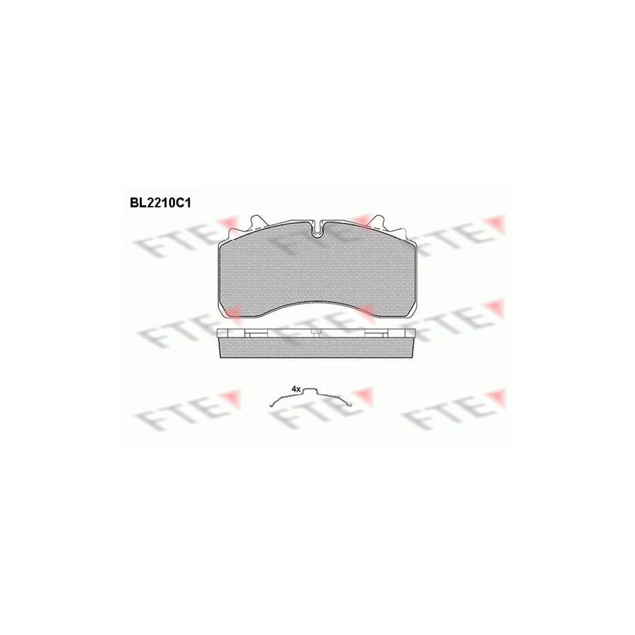 FTE Bl2210C1 Brake Pad Set