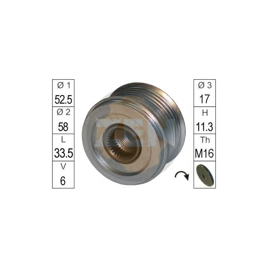Era 219093 Alternator Freewheel Clutch