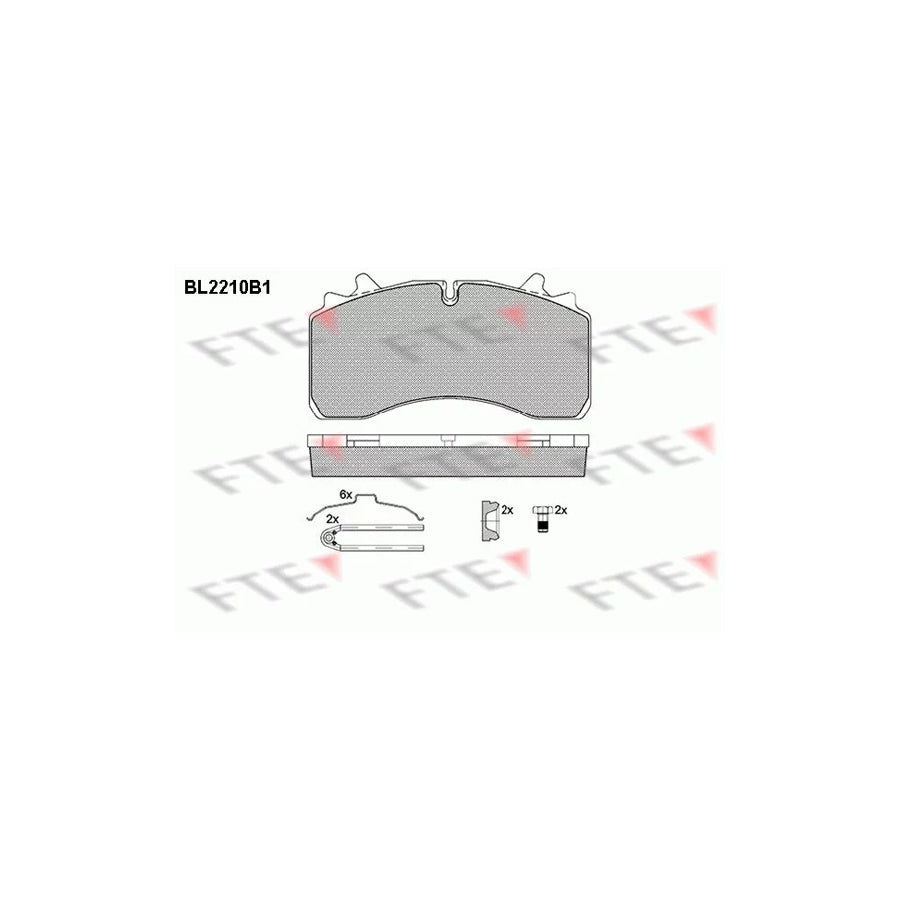 FTE Bl2210B1 Brake Pad Set