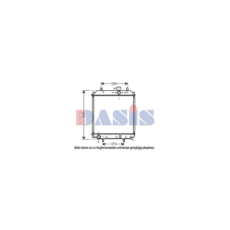 AKS Dasis 360024N Engine Radiator