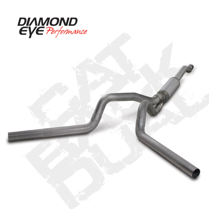 Diamond Eye Performance Diamond Eye KIT 4in Catback DUAL SS: 03-07 FORD 6.0L F250/F350