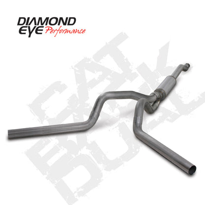Diamond Eye Performance Diamond Eye KIT 4in Catback DUAL SS: 03-07 FORD 6.0L F250/F350