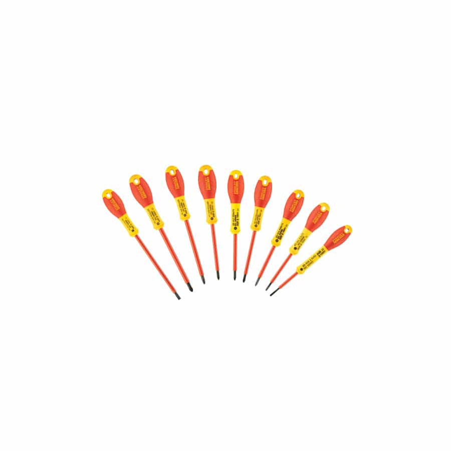 STANLEY® STA062573 FatMax® VDE Insulated Screwdriver Set, 10 Piece