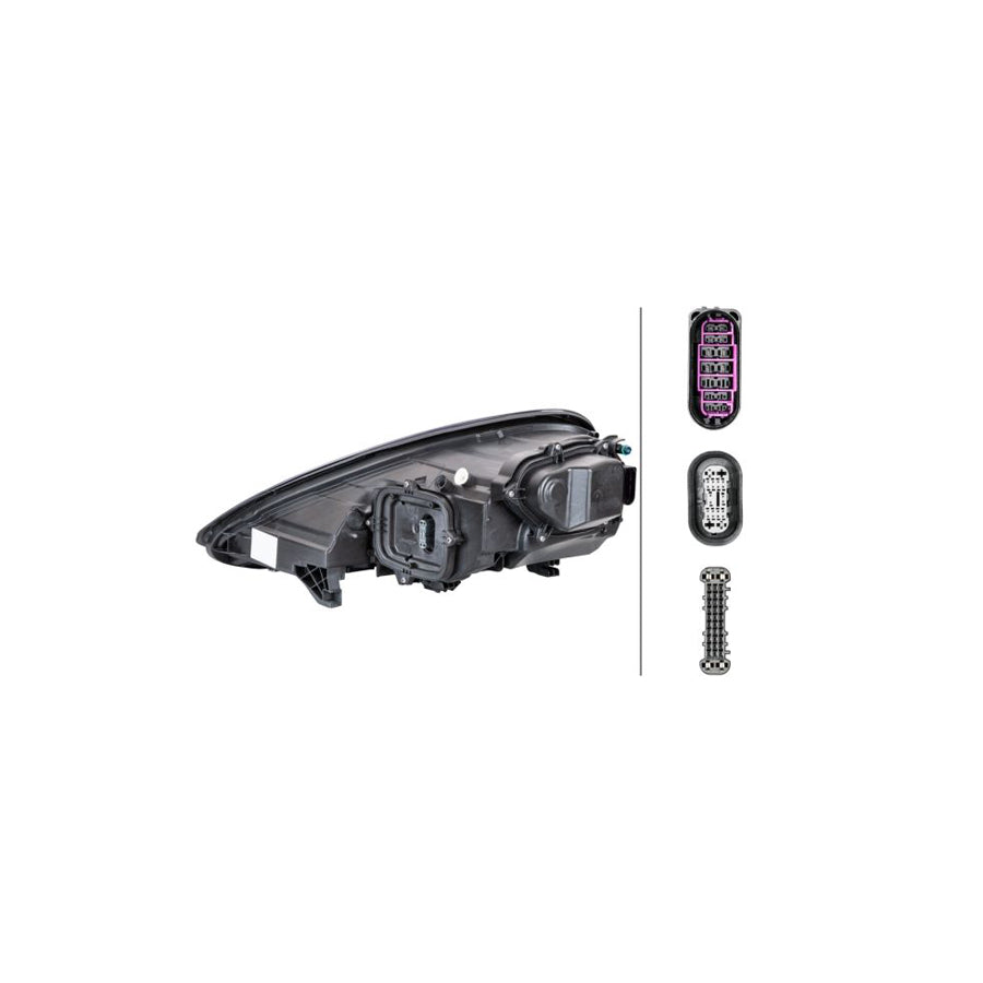 Hella 1EX 011 099-121 Headlight For Porsche Panamera (970)