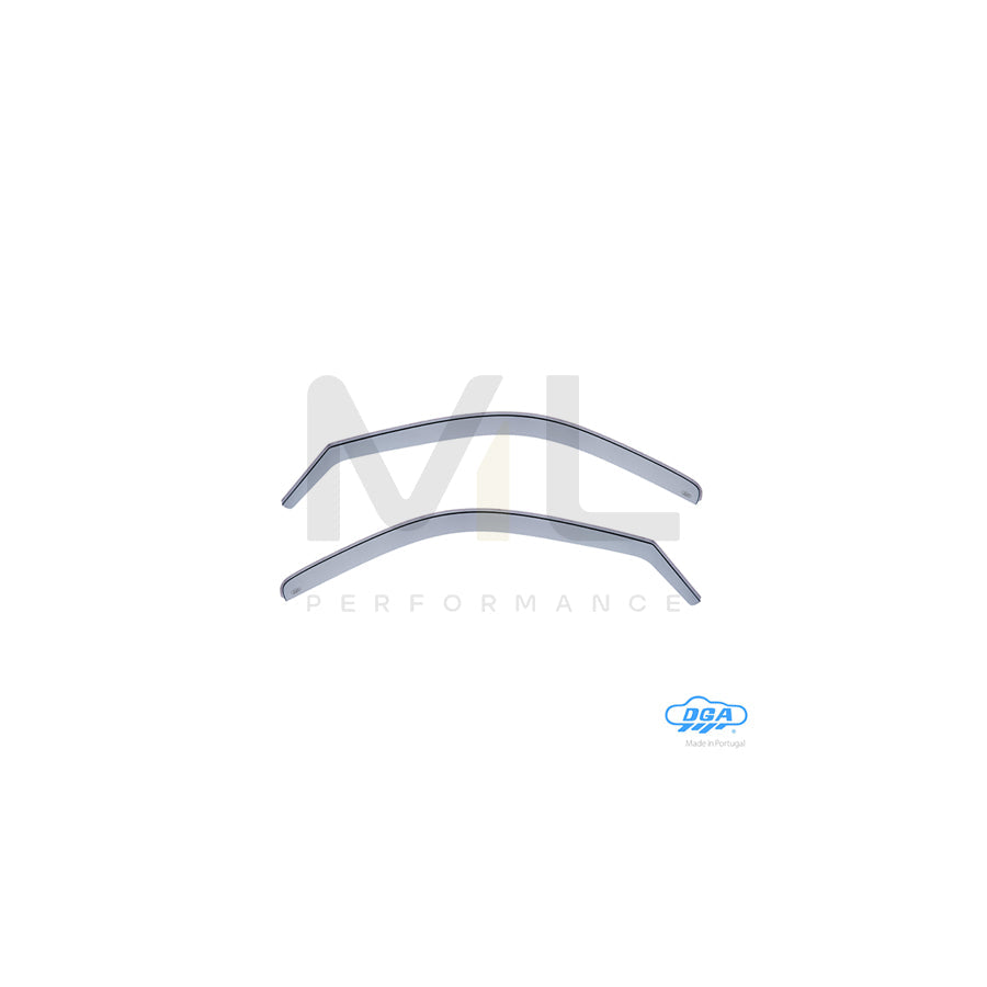 DGA 23023 Wind deflectors for TOYOTA HIACE Arrow direction, Front, outer