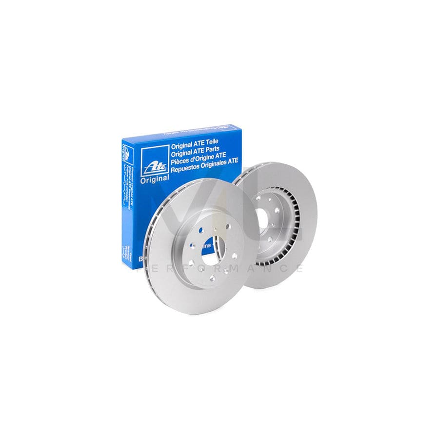 ATE 24.0122-0252.1 Brake Disc Vented, Coated  - 1 piece
