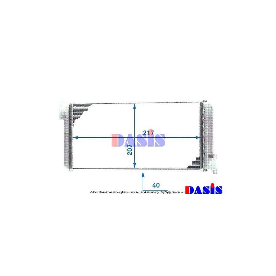 AKS Dasis 139520N Heater Matrix