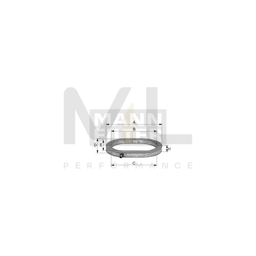 MANN-FILTER C 54 121 Air Filter Filter Insert