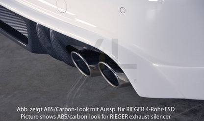 Rieger 00055530 Audi B8 B81 S4 Rear Diffuser 4 | ML Performance UK Car Parts