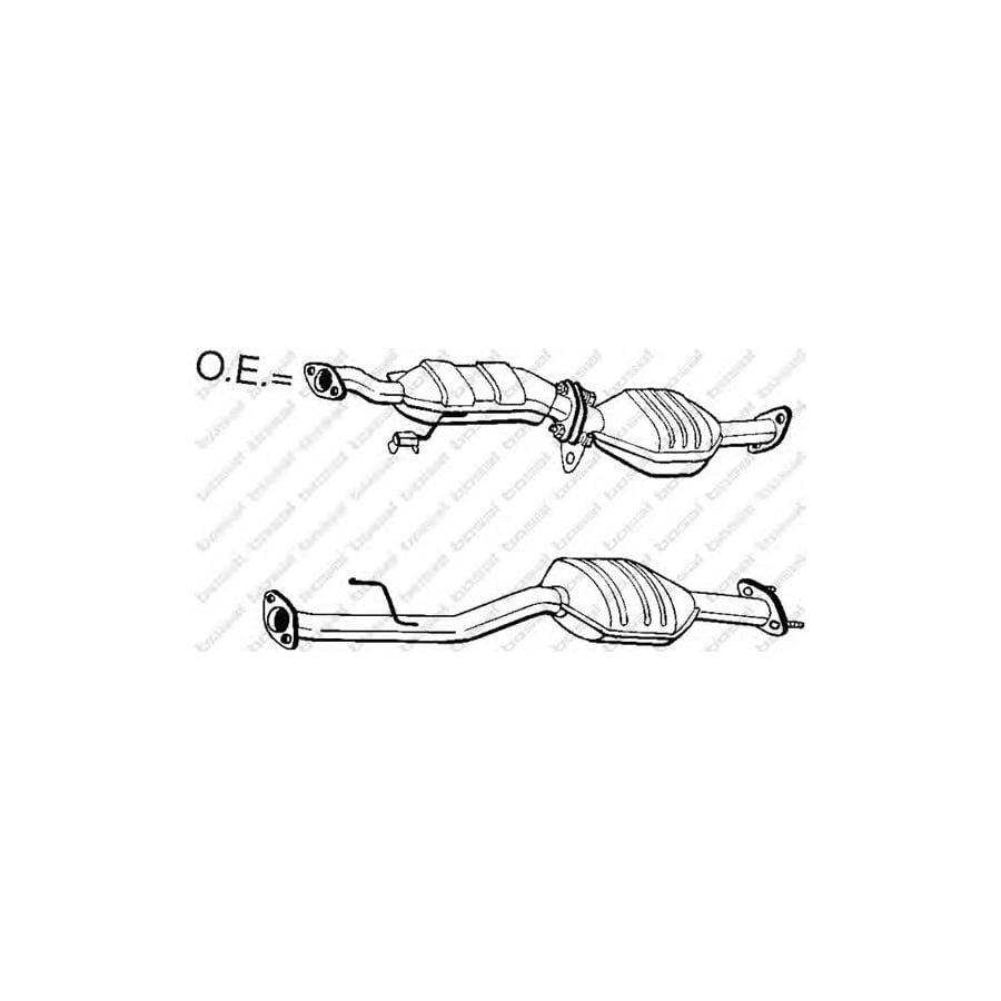 Bosal 099-221 Catalytic Converter for Ford Sierra