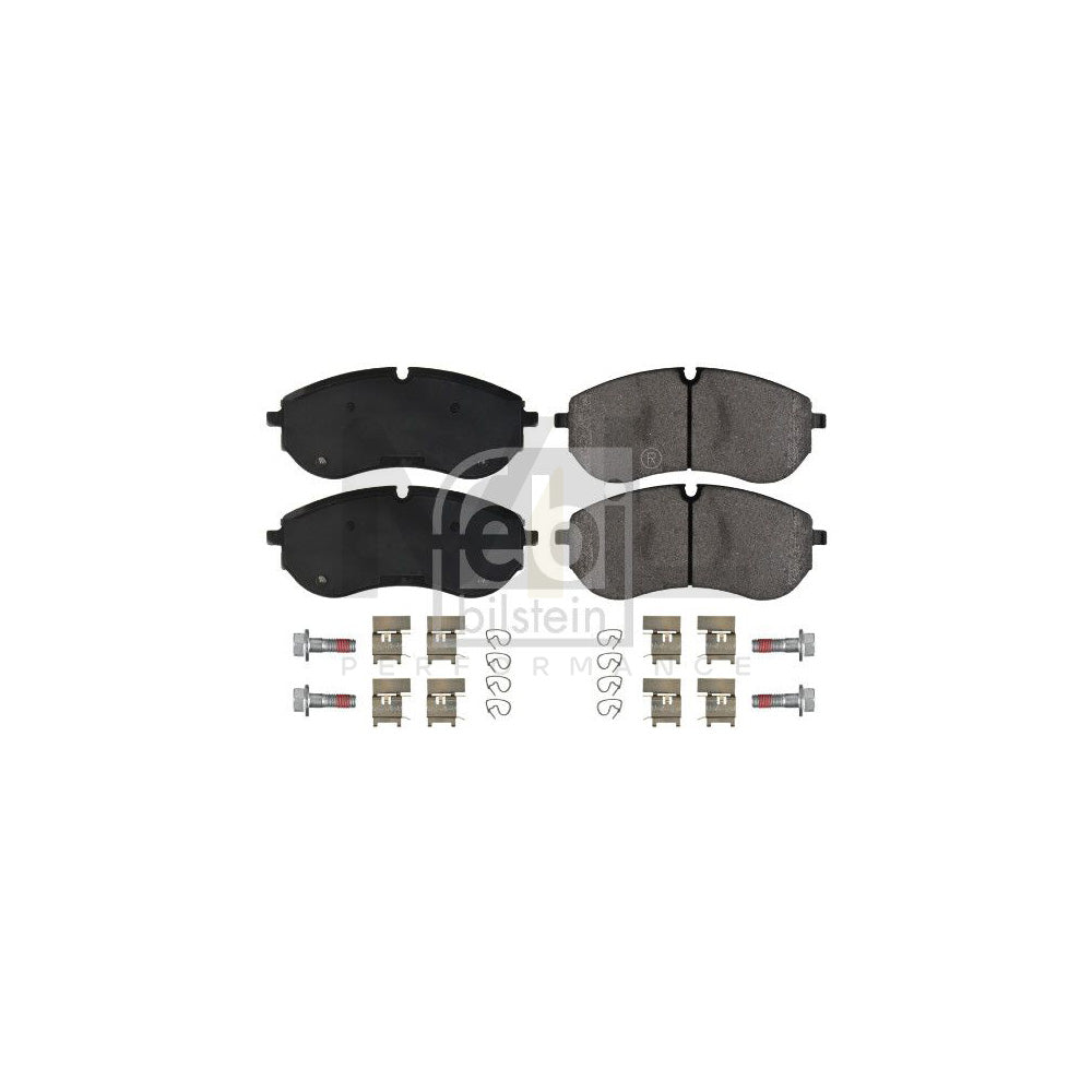 Febi Bilstein 172319 Brake Pad Set Front Axle, With Attachment Material