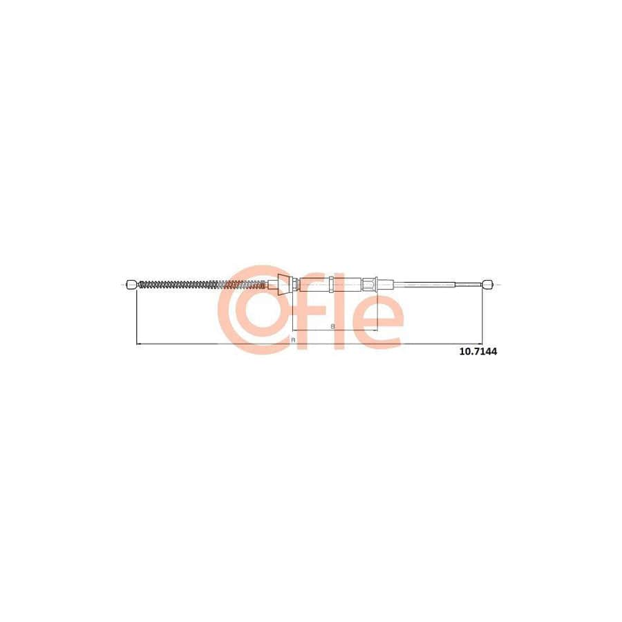 Cofle 92.10.7144 Hand Brake Cable