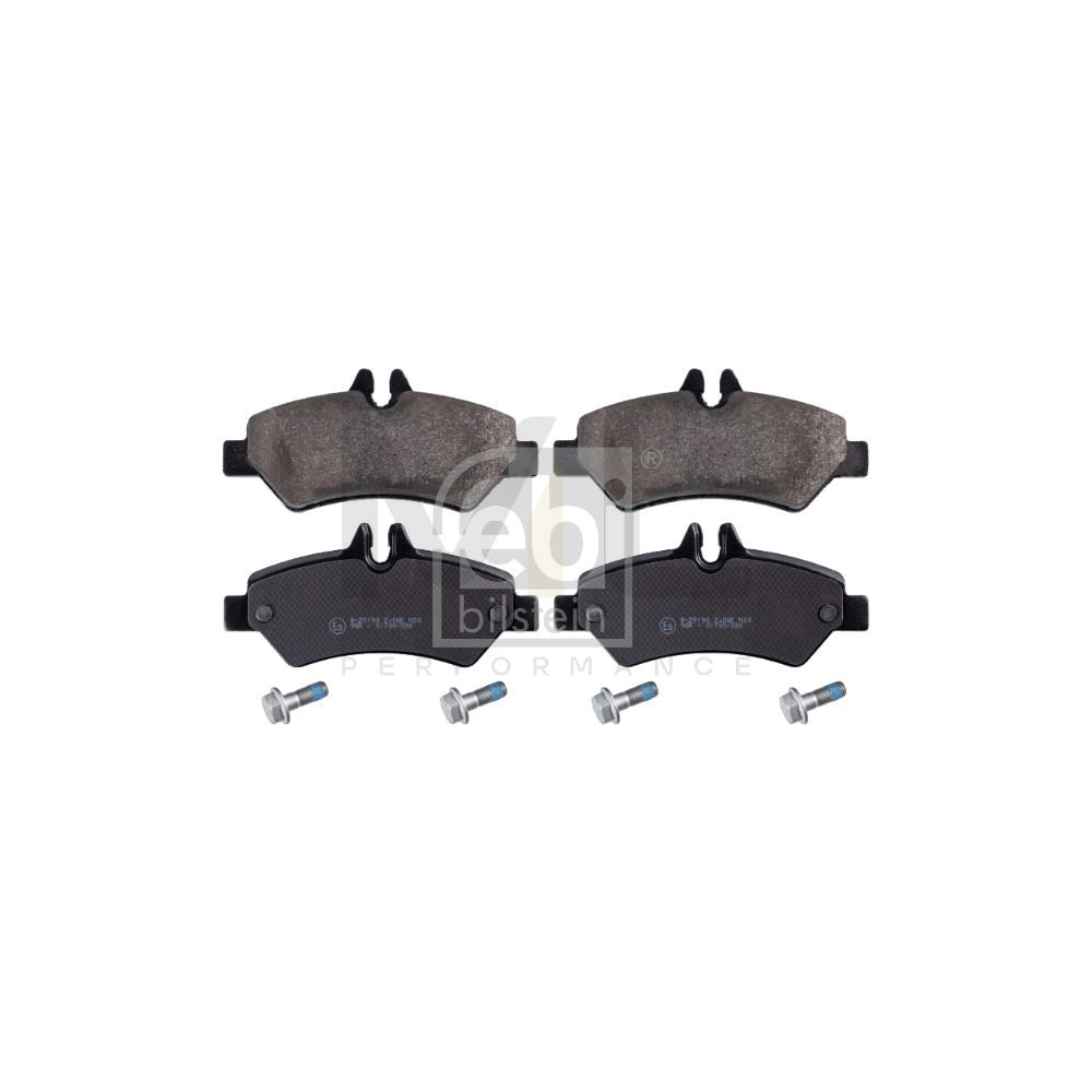 Febi Bilstein 16735 Brake Pad Set Rear Axle, Prepared For Wear Indicator, With Bolts/Screws