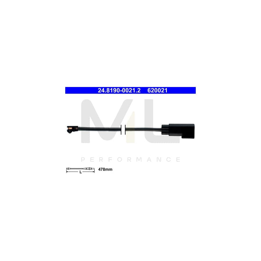 ATE 24.8190-0021.2 Brake pad wear sensor