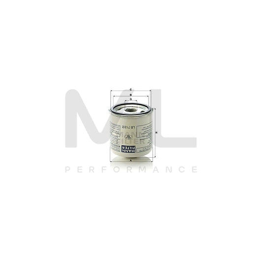 MANN-FILTER LB 712/2 Filter, compressed air system