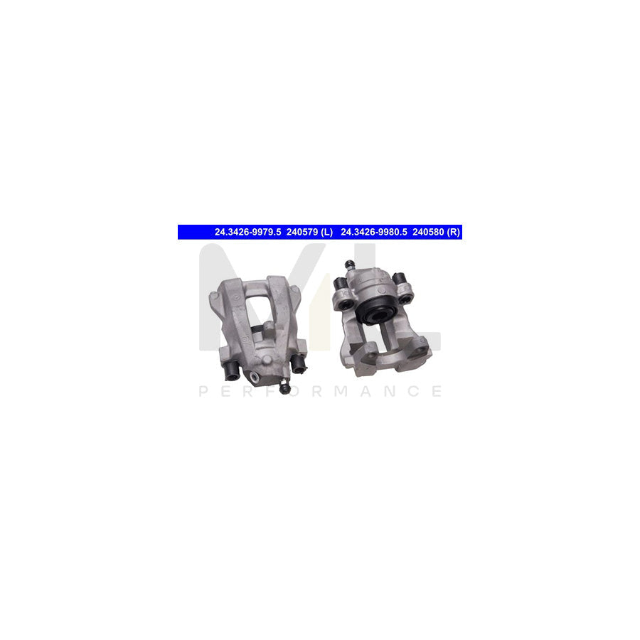 ATE 24.3426-9980.5 Brake Caliper suitable for MERCEDES-BENZ S-Class Saloon (W220) without holder