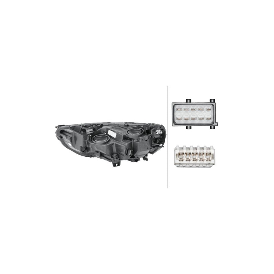 Hella 1LG 354 869-061 Headlight